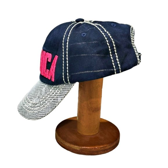 Authentic Brand Surf Classic Women's JAMAICA Baseball Hat Cap Pink Letters NEW - Picture 6 of 9